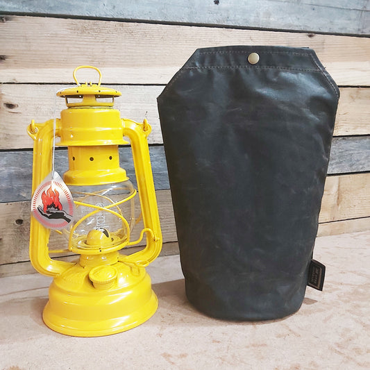 Waxed Canvas Lantern Storage Bag